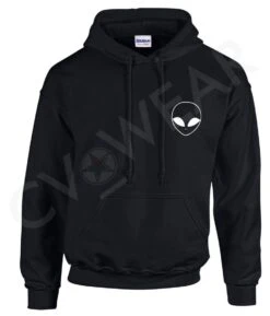 Pocket Logo Alien Solar Hoody Hooded Top Fashion Quote Christmas Gift Present Blood Tumblr Hipster Swag Dope Fantasy Quote Positive Unisex