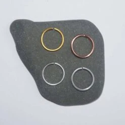 Pretty And Discreet Nose Ring Nose Hoop Tragus Ring, Christmas Gift, Endless Nose Hoop Rose Gold Nose Ring Thin Nose Ring 20g Nose Ring Hoop