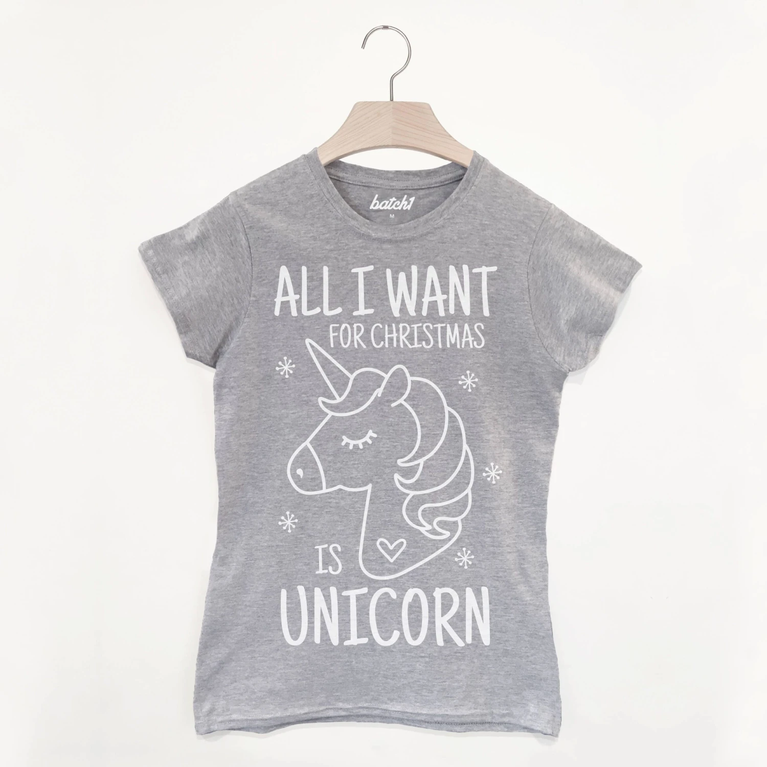 All I Want For Christmas Is Unicorn Women's Christmas Slogan T-Shirt 5 All I Want For Christmas Is Unicorn Women's Christmas Slogan T-Shirt - Image 3