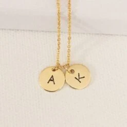 Gold Double Initial Necklace, Monogram Necklace, Gift For Women, Christmas Gift, Gift For Mum, Initial Necklace, Personalised Gift, Couple 9 Gold Double Initial Necklace, Monogram Necklace, Gift For Women, Christmas Gift, Gift For Mum, Initial Necklace, Personalised Gift, Couple -Jewellery Paradise il fullxfull.1386928433 ahjk
