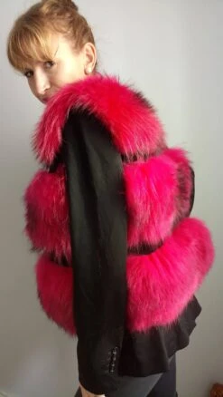 Hot Pink Real Fur Vest Christmas Present In Real Fox Fur. Real Fur Pink Gilet. Very Fluffy Fur Ideal Present. Women Gilet. Small - Medium 11 Hot Pink Real Fur Vest Christmas Present In Real Fox Fur. Real Fur Pink Gilet. Very Fluffy Fur Ideal Present. Women Gilet. Small - Medium -Jewellery Paradise il fullxfull.1404027651 3xy6
