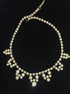 Stunning Super Sparkly 1950s Diamanté Clear Silver Rhinestone Necklace Vintage Christmas Bling 19 Stunning Super Sparkly 1950s Diamanté Clear Silver Rhinestone Necklace Vintage Christmas Bling -Jewellery Paradise il fullxfull.1581212037 ru79