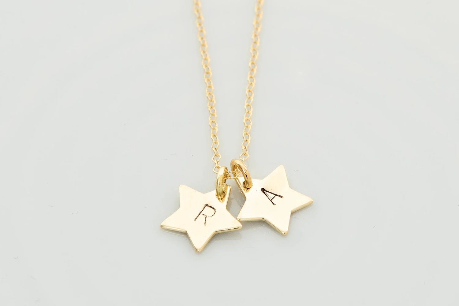 Gold Star Necklace - Initial Necklace - Personalised Star Necklace - Christmas Gift Idea - Celestial Necklace - Necklace For Mum 3 Gold Star Necklace - Initial Necklace - Personalised Star Necklace - Christmas Gift Idea - Celestial Necklace - Necklace For Mum