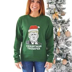 Donald Trump Christmas Jumper, Christmas Sweatshirt, Xmas Jumper, Unisex Christmas Jumper, Womens Christmas Jumper, Mens Christmas Jumper