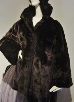 Vintage Mink Faux Fur Jacket With Huge Fur Collar From The 1950's Christmas Present Wedding Party 17 Vintage Mink Faux Fur Jacket With Huge Fur Collar From The 1950's Christmas Present Wedding Party -Jewellery Paradise il fullxfull.1668156666 o4qt