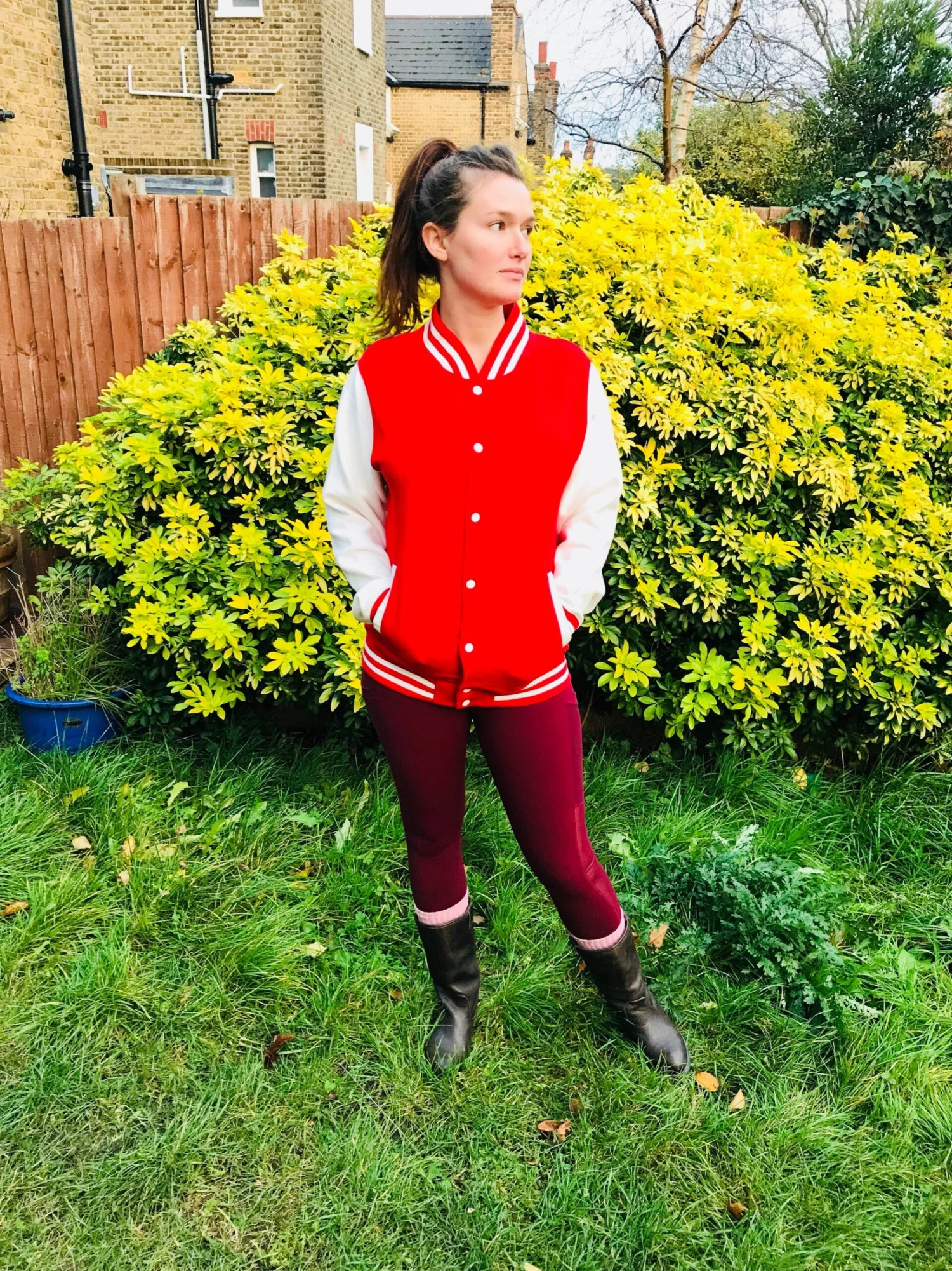 Kawaii Red White Varsity Jacket Handmade Applique Cardigan Jacket Hearts Applique Eye Applique Designer Jacket Christmas Gift 11 Kawaii Red White Varsity Jacket Handmade Applique Cardigan Jacket Hearts Applique Eye Applique Designer Jacket Christmas Gift - Image 9