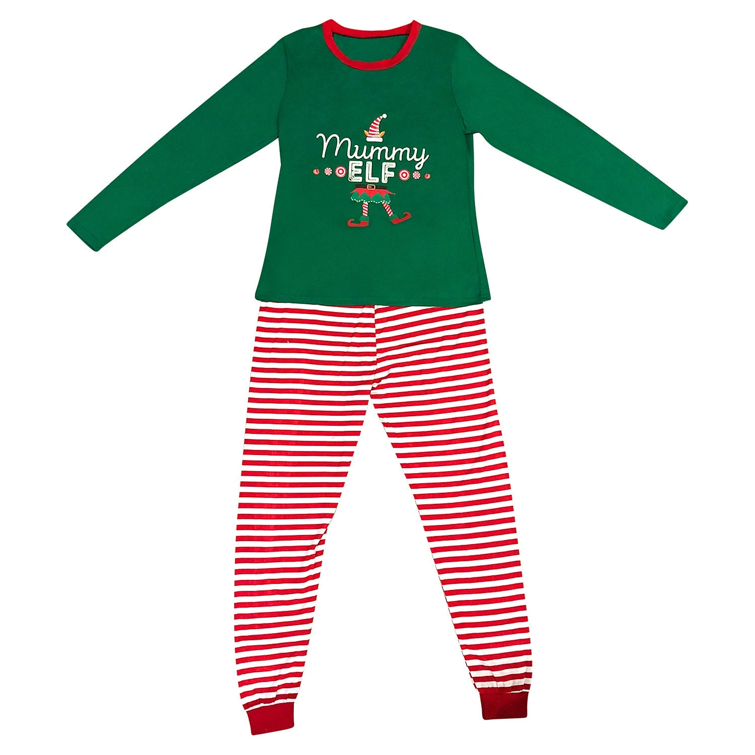 Elf Pyjamas Christmas Family PJs Pajamas Matching Set Dad Mum Cheeky Little Elves Men Women Girl Boy Xmas Nightwear Outfit 5 Elf Pyjamas Christmas Family PJs Pajamas Matching Set Dad Mum Cheeky Little Elves Men Women Girl Boy Xmas Nightwear Outfit - Image 3