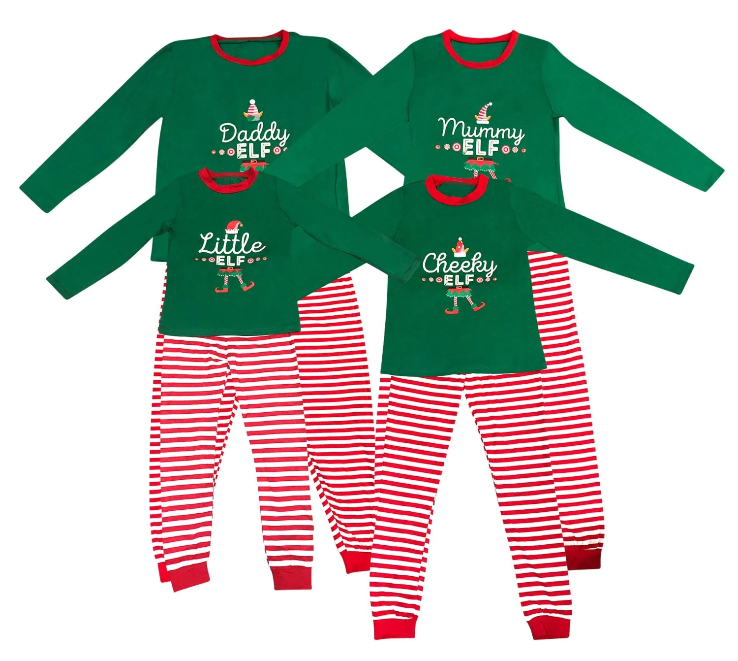 Elf Pyjamas Christmas Family PJs Pajamas Matching Set Dad Mum Cheeky Little Elves Men Women Girl Boy Xmas Nightwear Outfit 3 Elf Pyjamas Christmas Family PJs Pajamas Matching Set Dad Mum Cheeky Little Elves Men Women Girl Boy Xmas Nightwear Outfit