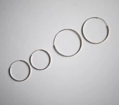 Christmas Gift - Sterling Silver Hoop Earrings -Round Earrings - Circle Silver Earrings - Minimalist Jewels - Thin Earrings 14 Christmas Gift - Sterling Silver Hoop Earrings -Round Earrings - Circle Silver Earrings - Minimalist Jewels - Thin Earrings -Jewellery Paradise il fullxfull.1689469502 9pej