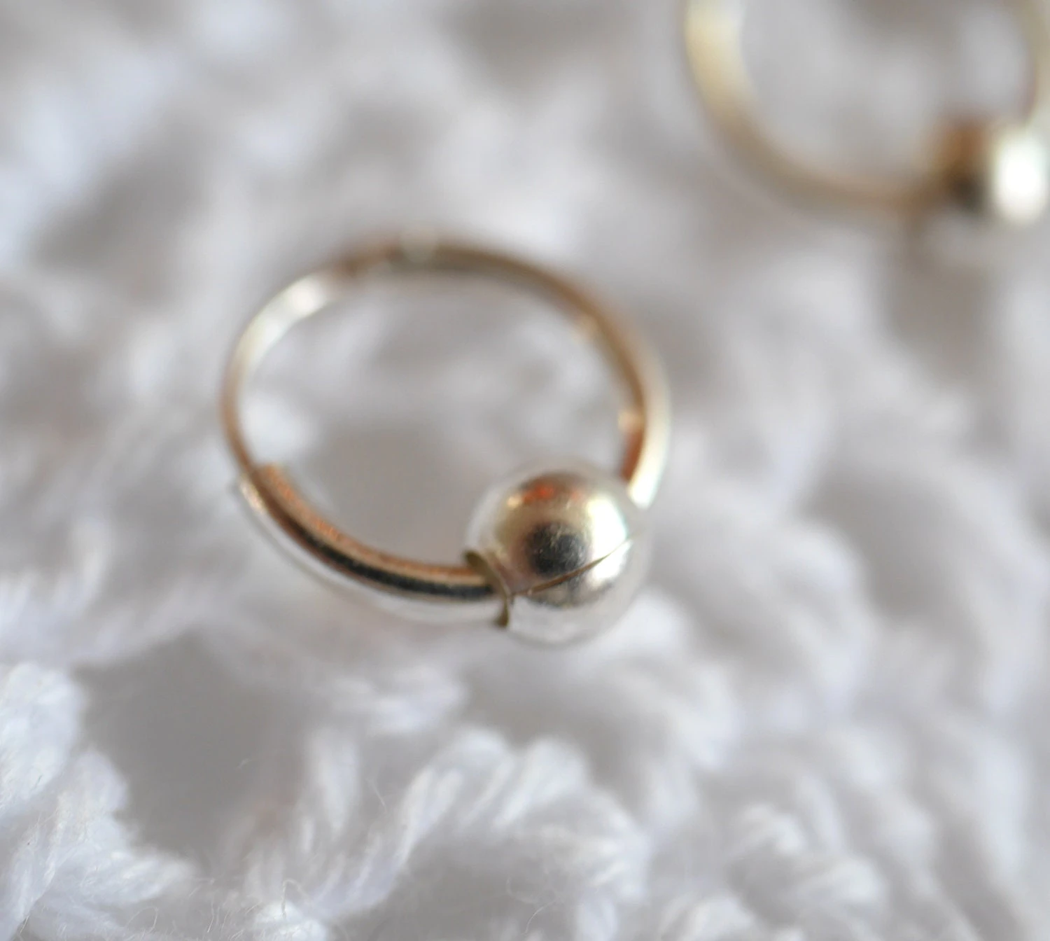 Christmas Gift - Sterling Silver Hoop Earrings -Round Earrings - Circle Silver Earrings - Minimalist Jewels - Thin Earrings - Boho Ear 7 Christmas Gift - Sterling Silver Hoop Earrings -Round Earrings - Circle Silver Earrings - Minimalist Jewels - Thin Earrings - Boho Ear - Image 5