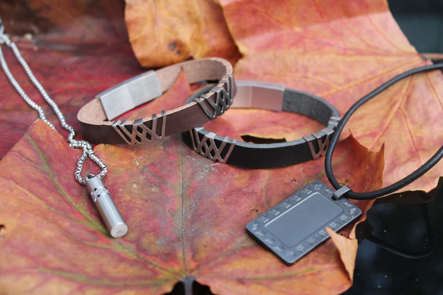 Leather Bracelet For Men, Jewellery Gift Stainless Steel Sliding Buckle Black Leather Personalised Buckle For Birthday Christmas- FREE Box 4 Leather Bracelet For Men, Jewellery Gift Stainless Steel Sliding Buckle Black Leather Personalised Buckle For Birthday Christmas- FREE Box - Image 2