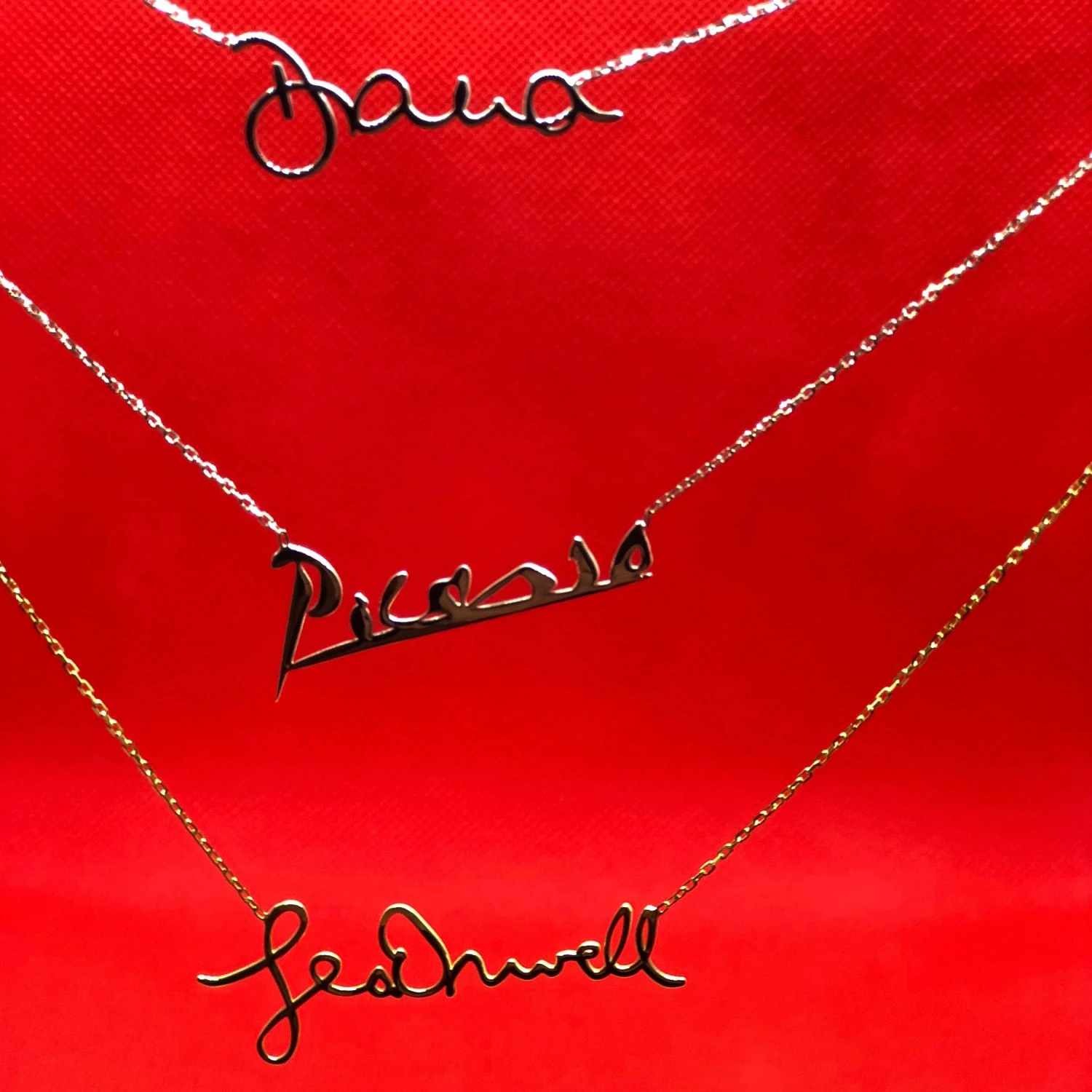 Actual Handwriting Necklace, Meaningful Personalized Necklace, Bridesmaid Jewelry, Christmas Gifts, Handwriting Necklace, Sterling Silver 8 Actual Handwriting Necklace, Meaningful Personalized Necklace, Bridesmaid Jewelry, Christmas Gifts, Handwriting Necklace, Sterling Silver - Image 6