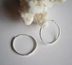 Christmas Gift - Sterling Silver Hoop Earrings -Round Earrings - Circle Silver Earrings - Minimalist Jewels - Thin Earrings 16 Christmas Gift - Sterling Silver Hoop Earrings -Round Earrings - Circle Silver Earrings - Minimalist Jewels - Thin Earrings -Jewellery Paradise il fullxfull.1736933477 oiec