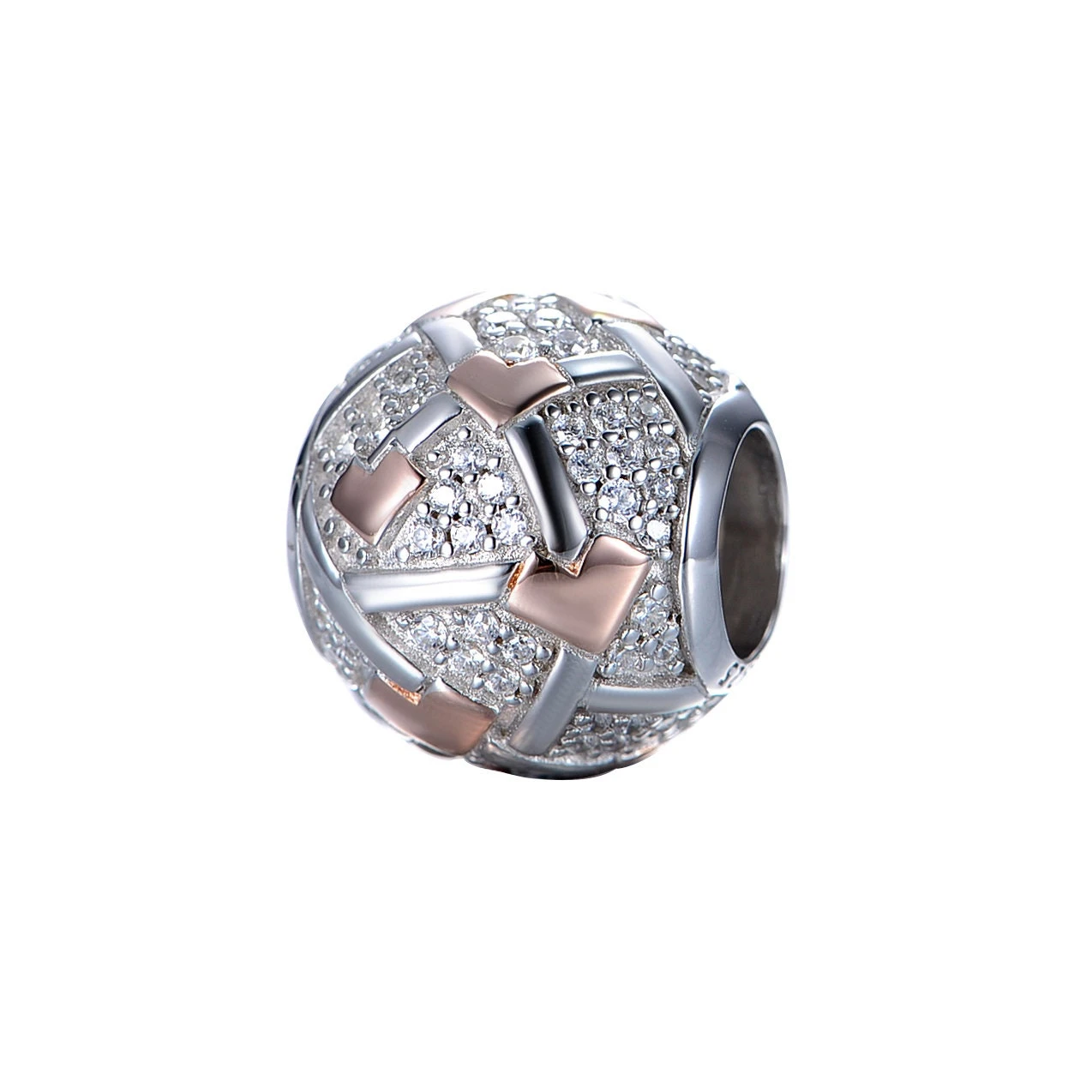 Leather Charm Bracelet For Women Silver Clasp Crystal Hearts Fastener Bead Sterling Silver Leather Colour- Black, Gold, Silver Christmas 7 Leather Charm Bracelet For Women Silver Clasp Crystal Hearts Fastener Bead Sterling Silver Leather Colour- Black, Gold, Silver Christmas - Image 5