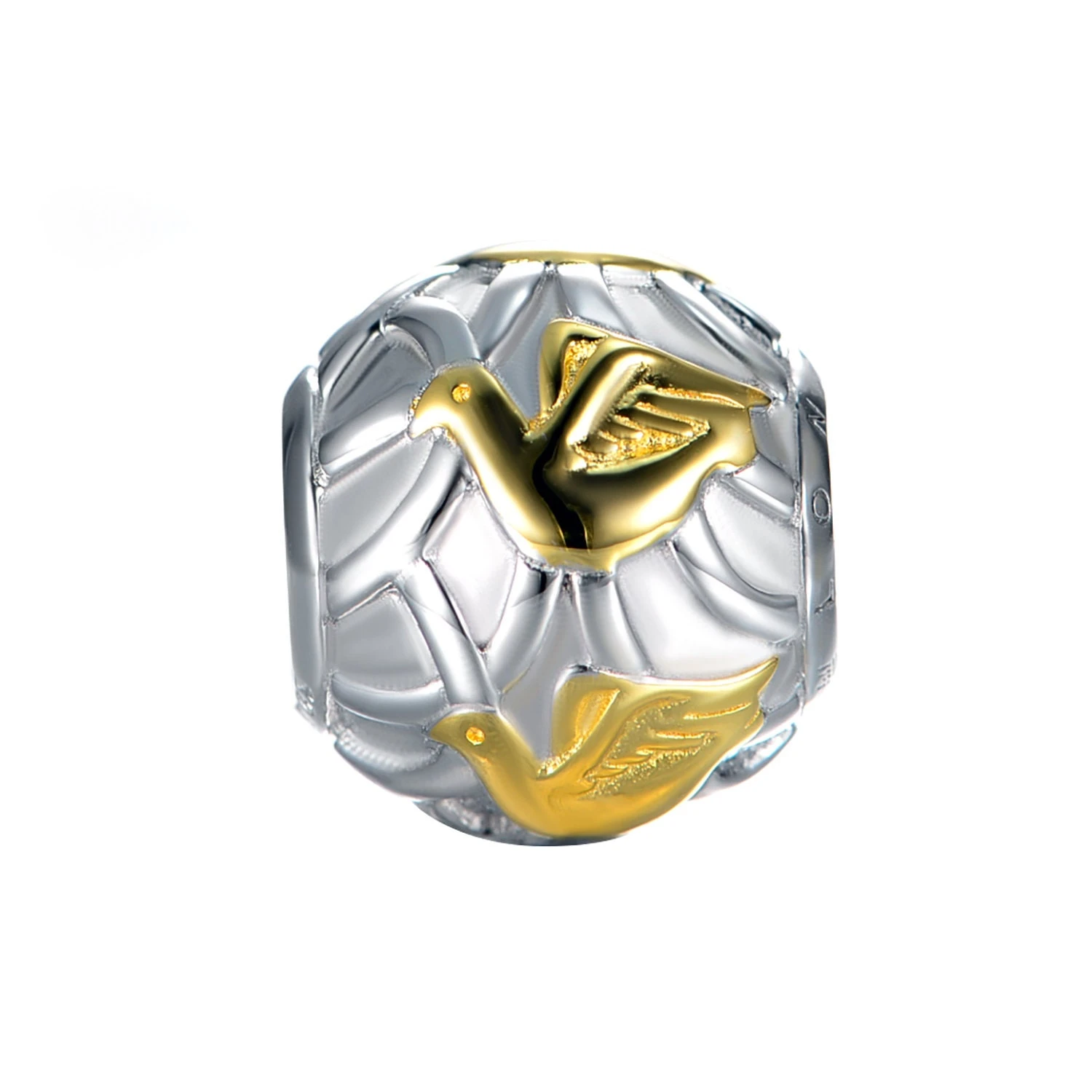 Leather Charm Bracelet For Women Gold Clasp DOVE Fastener Bead Sterling Silver Leather Colour Black And Silver- Jewelry Gift Christmas 5 Leather Charm Bracelet For Women Gold Clasp DOVE Fastener Bead Sterling Silver Leather Colour Black And Silver- Jewelry Gift Christmas - Image 3