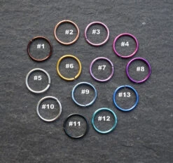 Pretty Coloured Nose Rings 20g Endless Nose Hoop Endless Nose Ring Boho Nose Ring Jewellery Festival Wear Earrings Thin Nose Ring Christmas