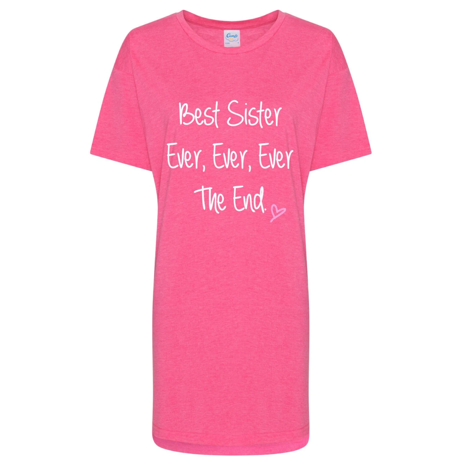 Oversized Best Sister Ever Nightie Mothers Day Mum Present Birthday Christmas 4 Oversized Best Sister Ever Nightie Mothers Day Mum Present Birthday Christmas - Image 2