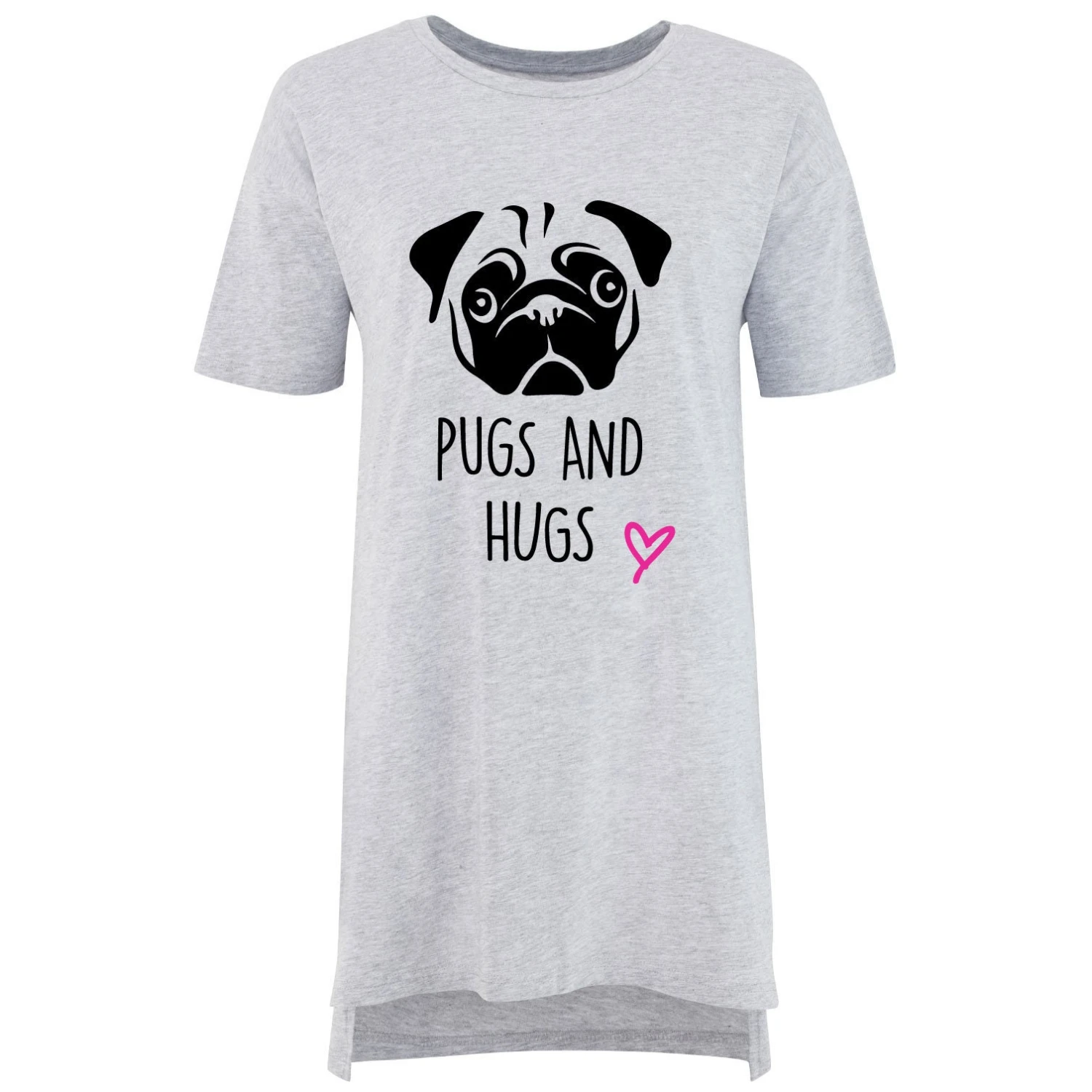 Oversized Pug Nightie Pugs And Hugs Mothers Day Mum Present Birthday Christmas Pet Present 3 Oversized Pug Nightie Pugs And Hugs Mothers Day Mum Present Birthday Christmas Pet Present