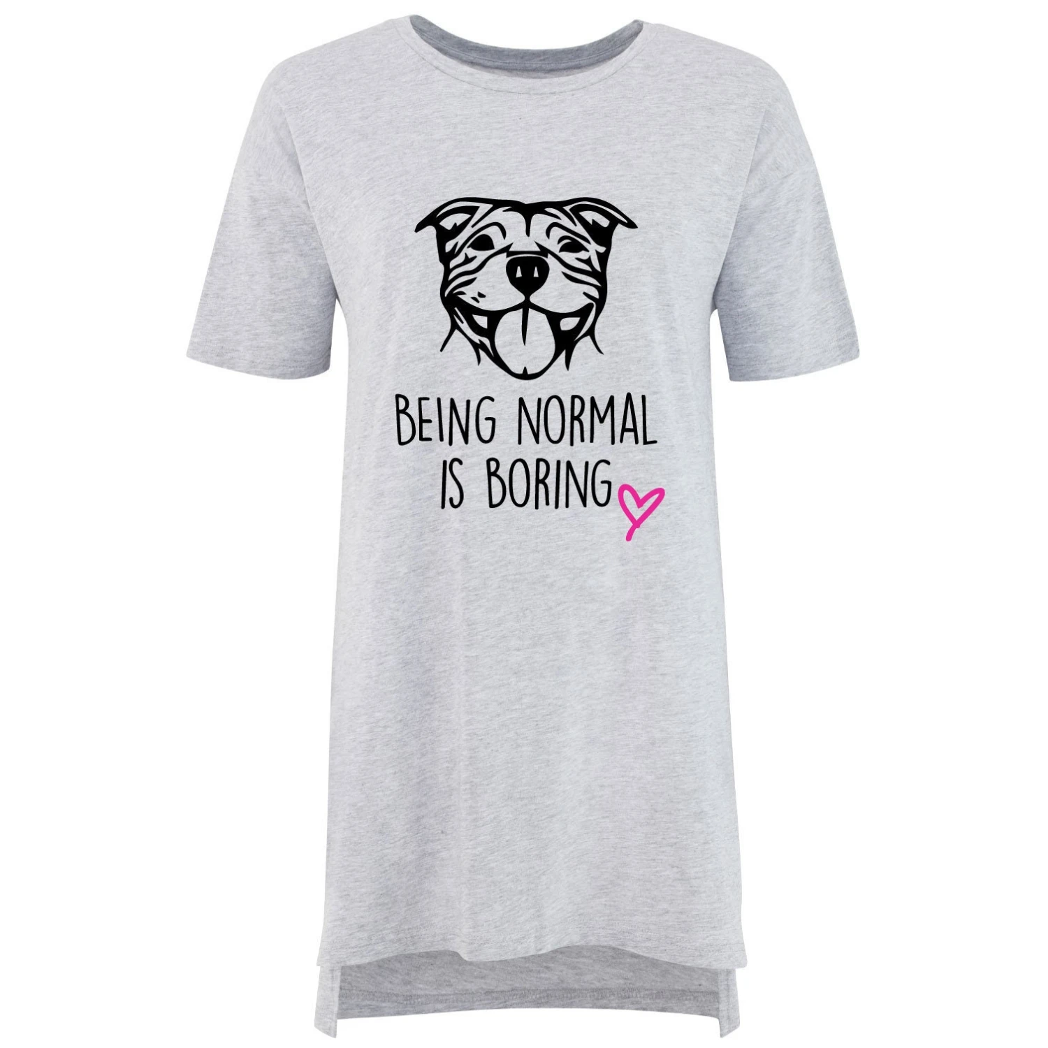 Oversized Staffy Nightie Being Normal Is Boring Mothers Day Mum Present Birthday Christmas Pet Present Staffordshire Bull Terrier 4 Oversized Staffy Nightie Being Normal Is Boring Mothers Day Mum Present Birthday Christmas Pet Present Staffordshire Bull Terrier - Image 2