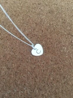 Silver Initial Necklace, Personalised Necklace, Heart Necklace, Monogram, Christmas Gift, Gifts For Her, Couple Gift, Mum Gift, Bridesmaid -Jewellery Paradise il fullxfull.1832801756 q5bh