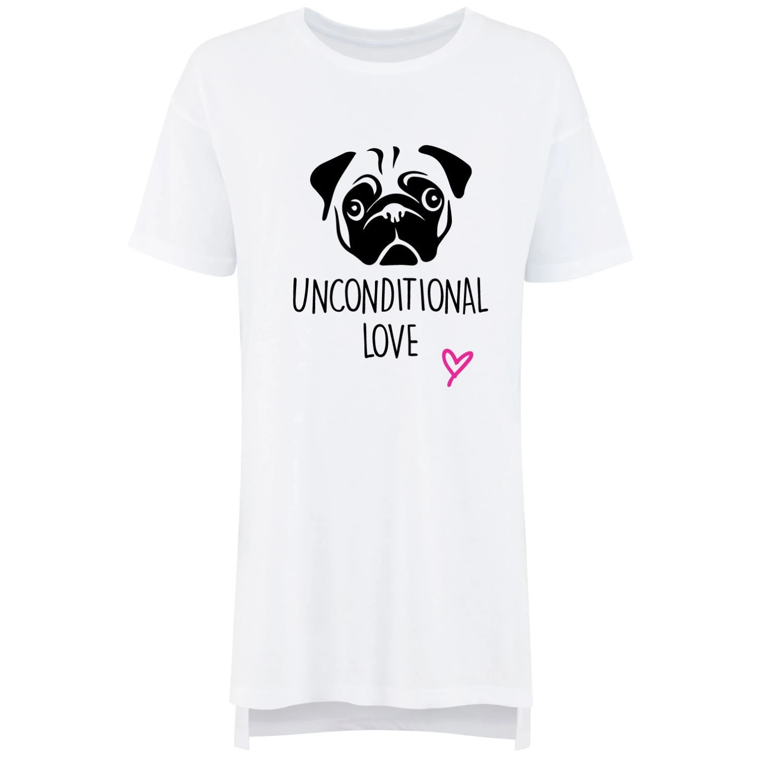 Oversized Pug Nightie Pug Unconditional Love Mothers Day Mum Present Birthday Christmas Pet Present 3 Oversized Pug Nightie Pug Unconditional Love Mothers Day Mum Present Birthday Christmas Pet Present
