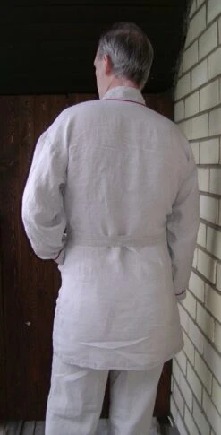 Linen Men's Pyjamas Set, Flax Pajamas, Half-length Robe And Long Trousers, Christmas Men Pajamas Set, Natural Home Wear, Comfortable Clothes 17 Linen Men's Pyjamas Set, Flax Pajamas, Half-length Robe And Long Trousers, Christmas Men Pajamas Set, Natural Home Wear, Comfortable Clothes -Jewellery Paradise il fullxfull.1878122805 cmt2