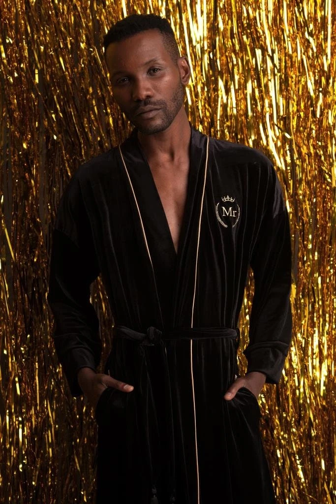 Men Luxury Christmas Personalized Black Velvet Robe, Long Men Robe, Groom Gift, Festive Gift,Personalized Gift,Gift For Him,Men Velour Robe 3 Men Luxury Christmas Personalized Black Velvet Robe, Long Men Robe, Groom Gift, Festive Gift,Personalized Gift,Gift For Him,Men Velour Robe