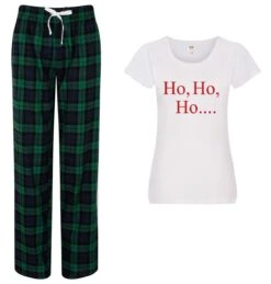 Ladies Christmas Pyjamas Ho Ho Ho PJ's Pyjamas Trousers 6 Ladies Christmas Pyjamas Ho Ho Ho PJ's Pyjamas Trousers -Jewellery Paradise il fullxfull.1997428514 ttvu