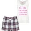Ladies Christmas Pyjamas O.C.D. Obsessive Christmas Disorder PJ's Pyjamas Tartan Frill Shorts 1 Ladies Christmas Pyjamas O.C.D. Obsessive Christmas Disorder PJ's Pyjamas Tartan Frill Shorts -Jewellery Paradise il fullxfull.1997470640 jvk1