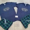 Last Christmas Until Mr And Mrs Navy Pjs, Personalised, Tartan Pyjamas, Gift, Bride To Be, Couple PJ Set, Couples Set, Matching Pjs 2 Last Christmas Until Mr And Mrs Navy Pjs, Personalised, Tartan Pyjamas, Gift, Bride To Be, Couple PJ Set, Couples Set, Matching Pjs -Jewellery Paradise il fullxfull.2010953462 q3bm