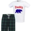 Daddy Bear Tartan Pyjamas Christmas PJ's Shorts Pajamas Fathers Day Tartan Set -Jewellery Paradise il fullxfull.2014402008 y30t