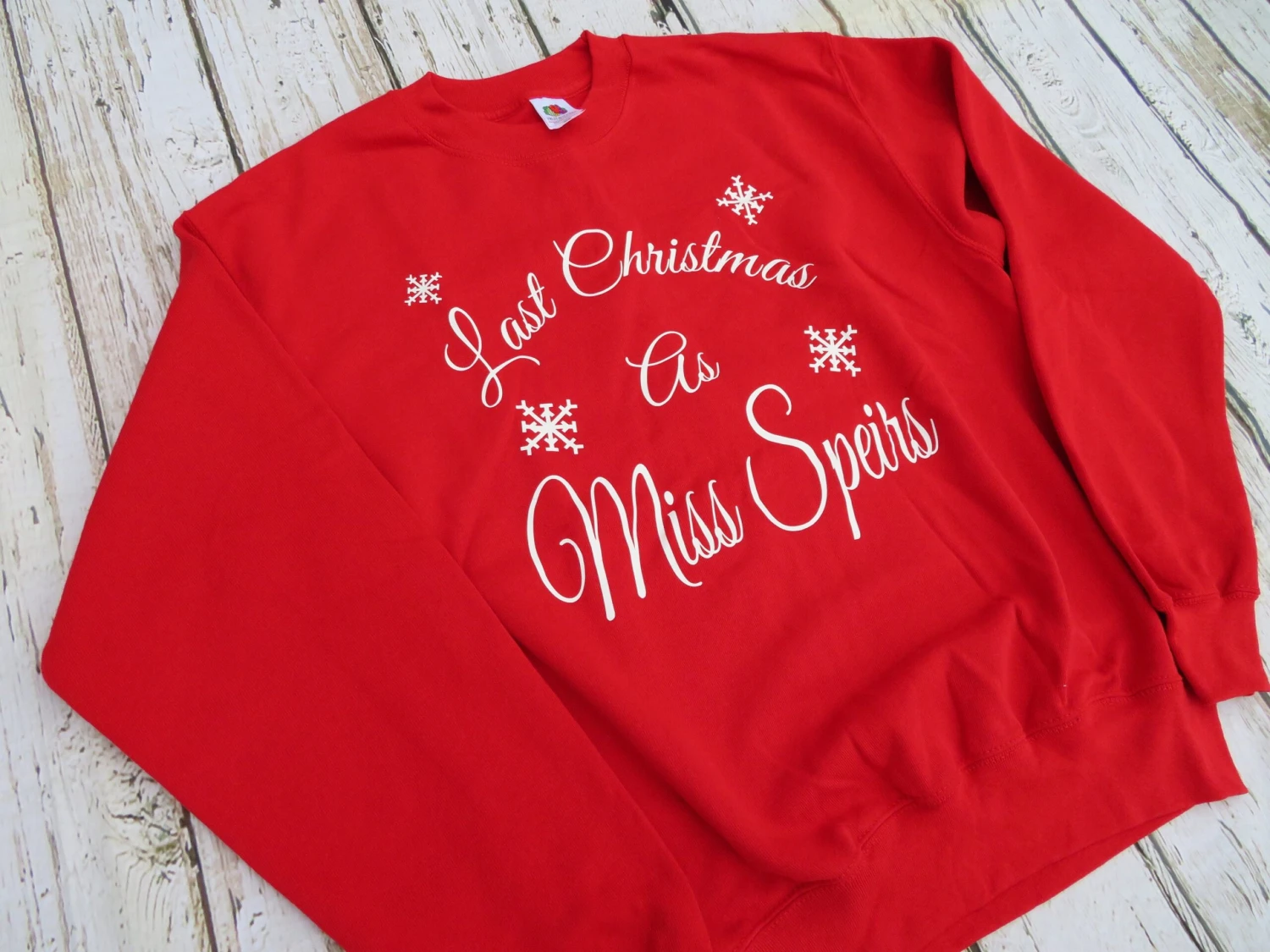 Last Christmas As Miss, Personalised Sweatshirt, Christmas Gift, Christmas Jumper, Wife To Be Gift, Christmas Sweatshirt 6 Last Christmas As Miss, Personalised Sweatshirt, Christmas Gift, Christmas Jumper, Wife To Be Gift, Christmas Sweatshirt - Image 4