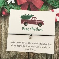 Set 6 Christmas Card Wish String Gift Vintage Wreath Choice Of Charm Bracelet Y60 WHITE 12 Set 6 Christmas Card Wish String Gift Vintage Wreath Choice Of Charm Bracelet Y60 WHITE -Jewellery Paradise il fullxfull.2032375154 4wj5