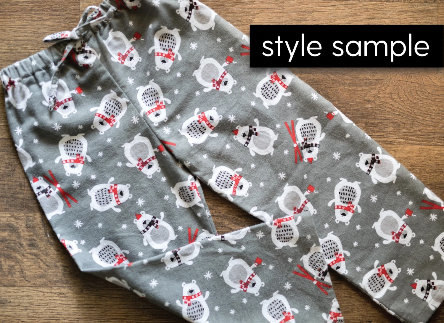 Buffalo Plaid Wild Life Flannel Pajama Pants, Green Buffalo Plaid Bear Pajama Pants, Matching Family Pajamas, Christmas Pajamas, Deer Pjs 7 Buffalo Plaid Wild Life Flannel Pajama Pants, Green Buffalo Plaid Bear Pajama Pants, Matching Family Pajamas, Christmas Pajamas, Deer Pjs - Image 5