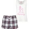 Ladies Mummy Pyjamas I'm The MummyPJ's Pyjamas Tartan Frill Shorts Mothers Day Christmas 1 Ladies Mummy Pyjamas I'm The MummyPJ's Pyjamas Tartan Frill Shorts Mothers Day Christmas -Jewellery Paradise il fullxfull.2055665688 s2zg