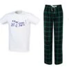 Couples Christmas Pyjamas Let It Snow Christmas Green Tartan Pyjamas Trouser Set PJ's Valentines Tartan -Jewellery Paradise il fullxfull.2061018325 3i5s