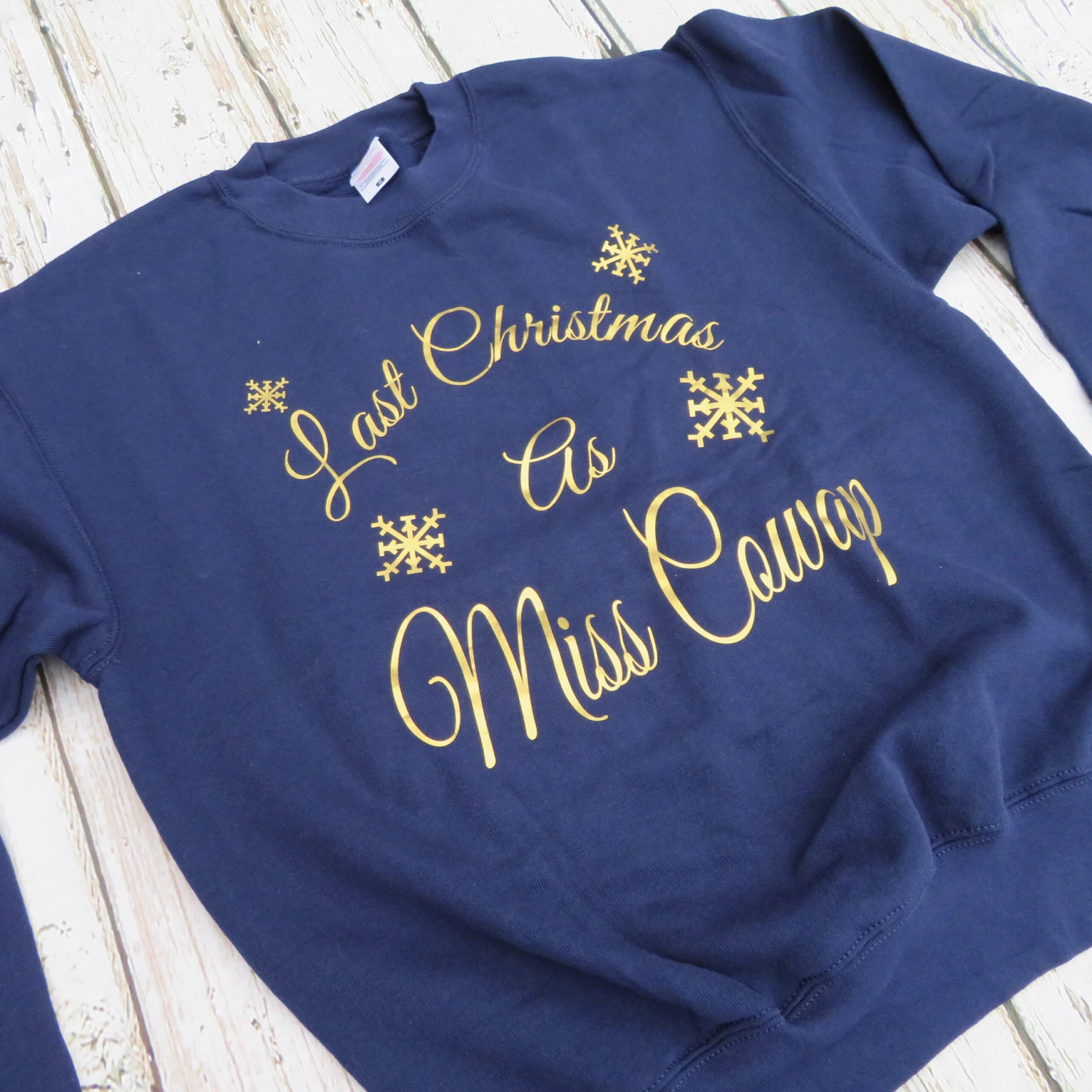 Last Christmas As Miss, Personalised Sweatshirt, Christmas Gift, Christmas Jumper, Wife To Be Gift, Christmas Sweatshirt 3 Last Christmas As Miss, Personalised Sweatshirt, Christmas Gift, Christmas Jumper, Wife To Be Gift, Christmas Sweatshirt