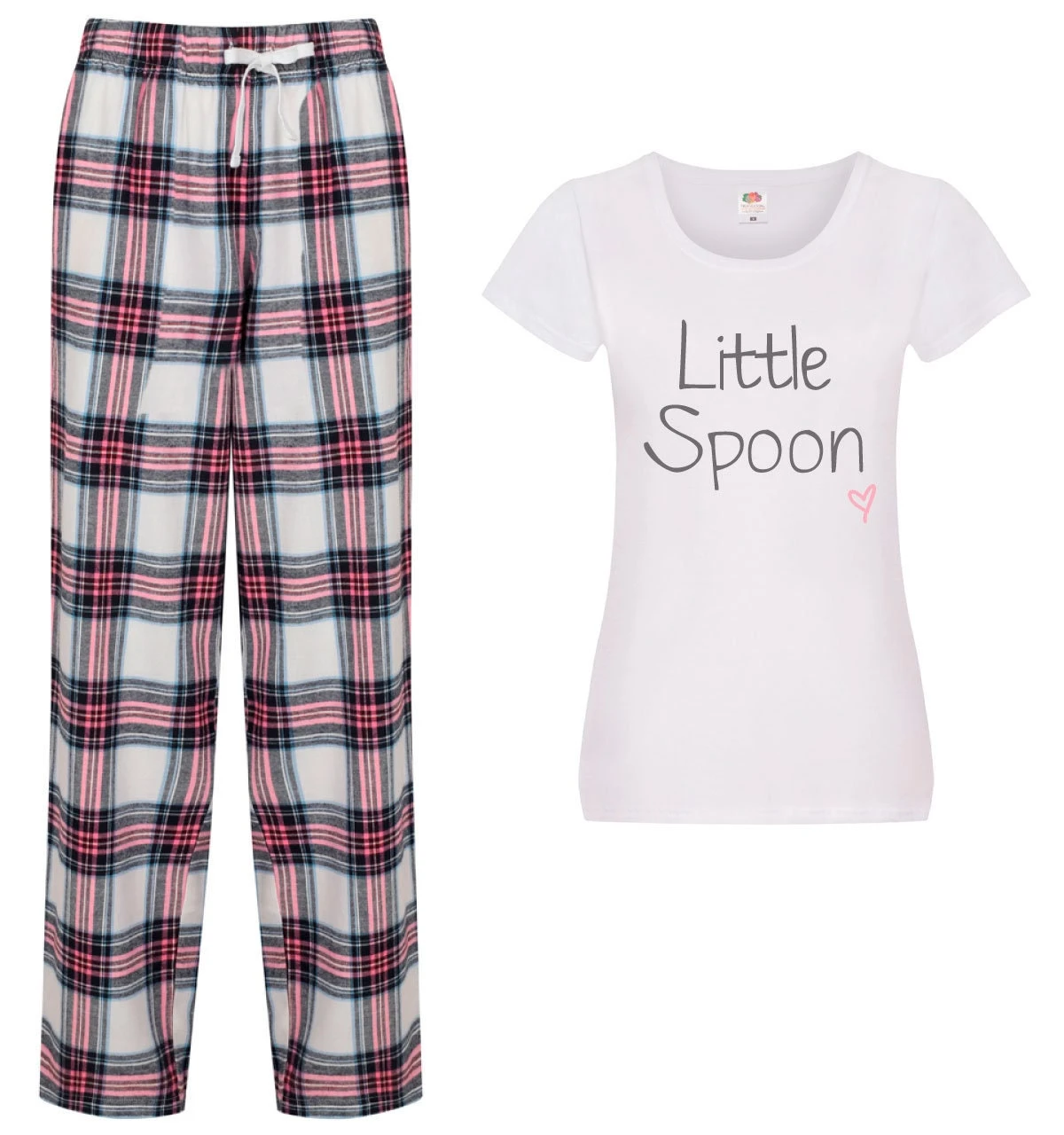 Little Spoon PJ's Pyjamas Honeymoon Tartan Valentines Christmas Gift 2 Little Spoon PJ's Pyjamas Honeymoon Tartan Valentines Christmas Gift