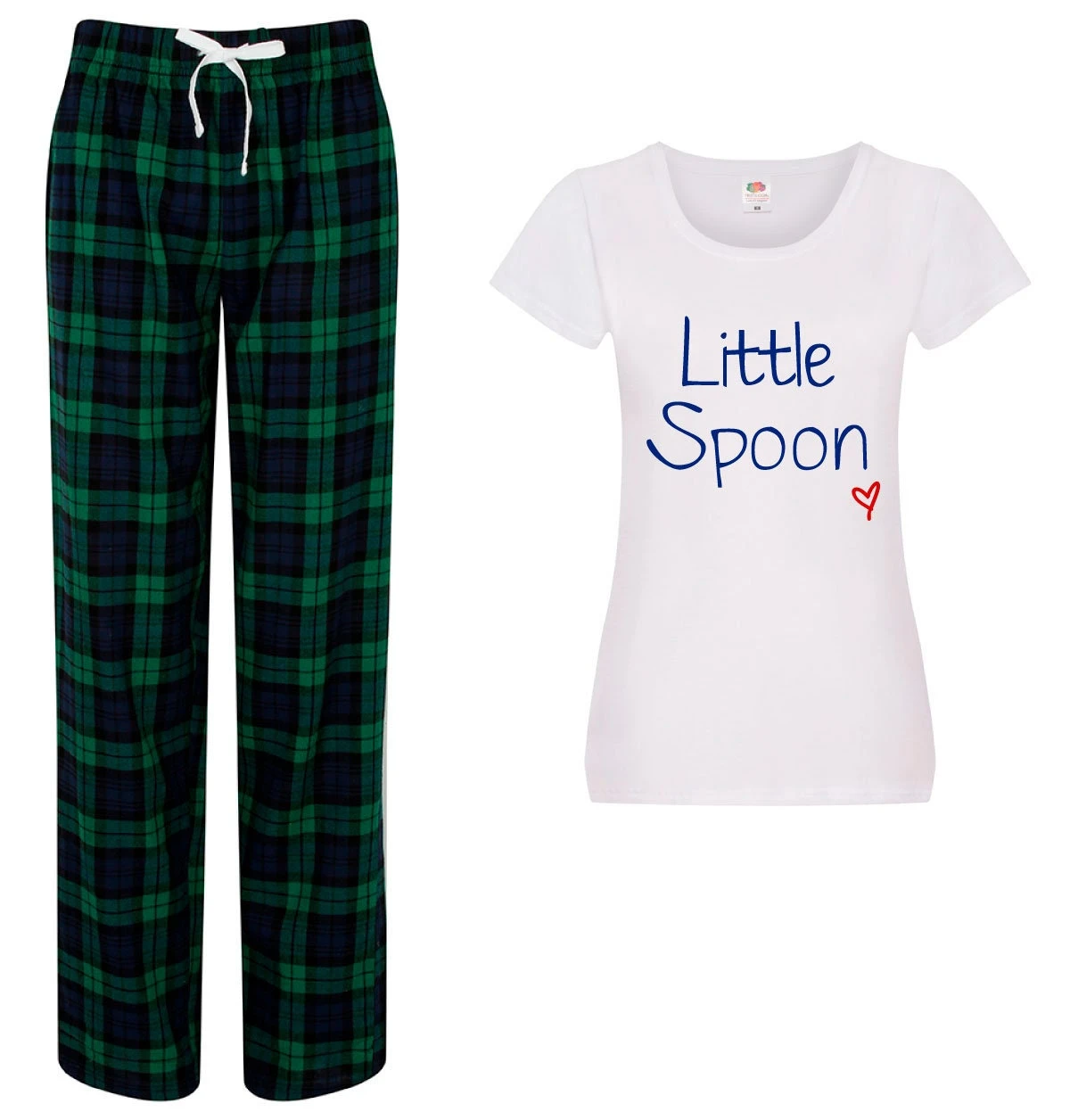 Little Spoon PJ's Pyjamas Honeymoon Tartan Valentines Christmas Gift 4 Little Spoon PJ's Pyjamas Honeymoon Tartan Valentines Christmas Gift - Image 3