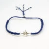 Night Sky Star Pendant Bracelet In Sterling Silver And Silk. Gift For Her, Christmas Gift, Jewelry -Jewellery Paradise il fullxfull.2131178299 24a1