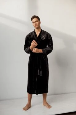 Men Luxury Christmas Personalized Black Velvet Robe, Long Men Robe, Groom Gift, Festive Gift,Personalized Gift,Gift For Him,Men Velour Robe 21 Men Luxury Christmas Personalized Black Velvet Robe, Long Men Robe, Groom Gift, Festive Gift,Personalized Gift,Gift For Him,Men Velour Robe -Jewellery Paradise il fullxfull.2136752970 tkad