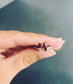 Stainless Steel / Christmas Earrings / Deer Earrings / Snowflake Steel Earrings /Minimal Earrings / Minimal Jewelry / Christmas Gift -Jewellery Paradise il fullxfull.2143715013 34xj