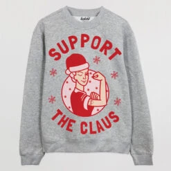 Support The Claus Women's Christmas Jumper 16 Support The Claus Women's Christmas Jumper -Jewellery Paradise il fullxfull.2144915339 jdsy