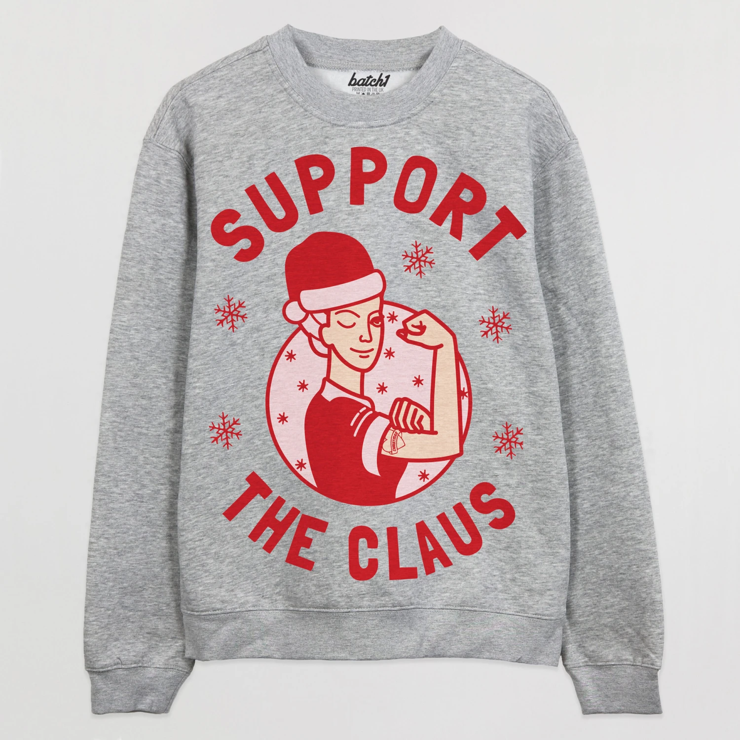 Support The Claus Women's Christmas Jumper 9 Support The Claus Women's Christmas Jumper - Image 7