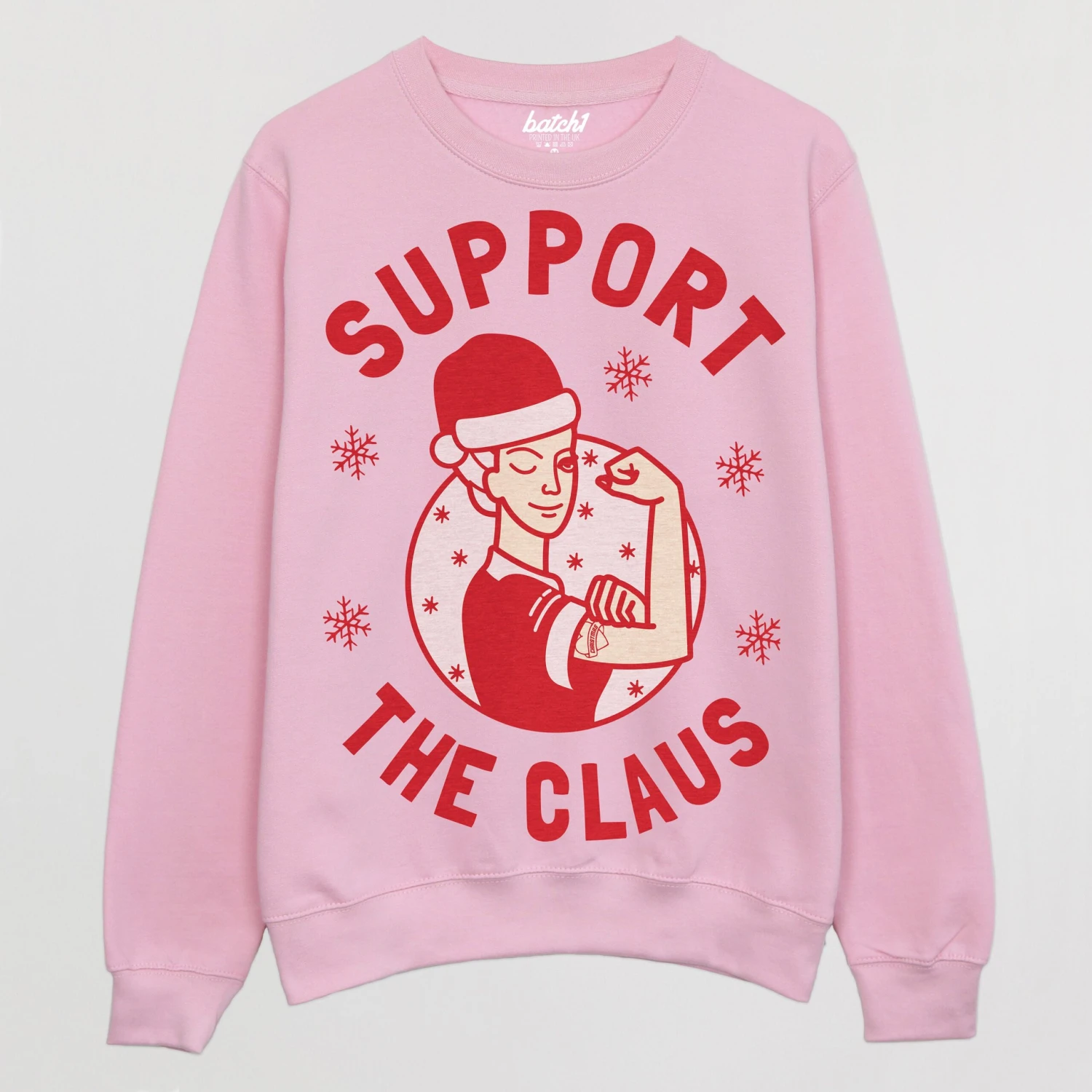 Support The Claus Women's Christmas Jumper 8 Support The Claus Women's Christmas Jumper - Image 6