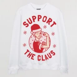 Support The Claus Women's Christmas Jumper 17 Support The Claus Women's Christmas Jumper -Jewellery Paradise il fullxfull.2144915459 c4hj