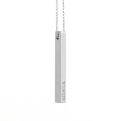 Personalised Vertical Bar Necklace- Engraved Necklace - Birthday Gift - For Her - Valentines Gift - Daughter Gift - Christmas - Bar Necklace 9 Personalised Vertical Bar Necklace- Engraved Necklace - Birthday Gift - For Her - Valentines Gift - Daughter Gift - Christmas - Bar Necklace -Jewellery Paradise il fullxfull.2470661804 mzfa