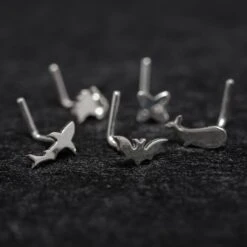 Christmas Tree Hand Cut Sterling Silver Nose Stud. Christmas Gift. Tiny Christmas Nose Stud. Unique Christmas Nose Piercing. L-shape Post. 19 Christmas Tree Hand Cut Sterling Silver Nose Stud. Christmas Gift. Tiny Christmas Nose Stud. Unique Christmas Nose Piercing. L-shape Post. -Jewellery Paradise il fullxfull.2491516891 2c7p 1