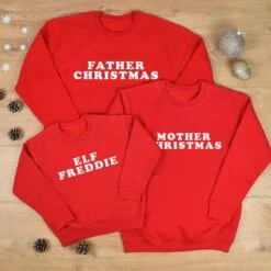 Family Christmas Sweaters, Personalised Christmas Sweater, Family Christmas Jumper, Child Xmas Sweater, Matching Christmas Sweater, Xmas