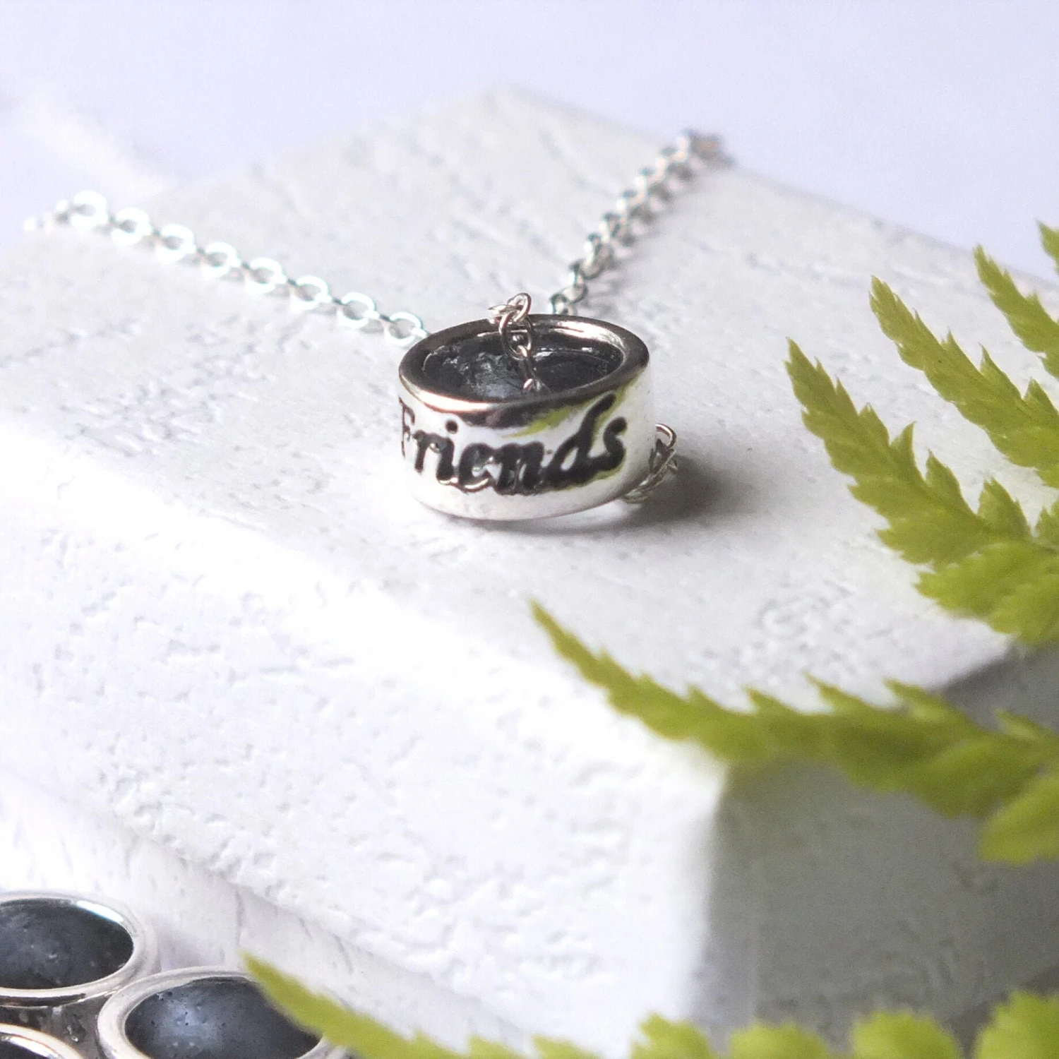 Sterling Silver, Personalised Necklace, Hand Stamped, Best Friends Gifts , Christmas Gift For Friend, Personalised Silver Gift, Best Friends 6 Sterling Silver, Personalised Necklace, Hand Stamped, Best Friends Gifts , Christmas Gift For Friend, Personalised Silver Gift, Best Friends - Image 4